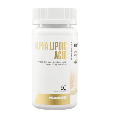 Альфа-липоевая кислота Maxler Alpha Lipoic Acid, 100 мг, 90 капсул