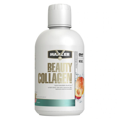 Гидролизованный коллаген 1 и 3 тип, Maxler Beauty Collagen, 450 мл, Персик-манго