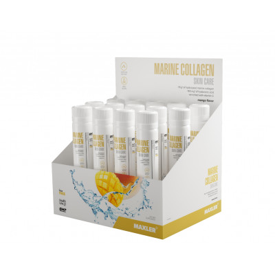 Морской коллаген Maxler Marine Collagen SkinCare (Collag/Hyaluronic acid), 1 ампула, 25 мл, Манго