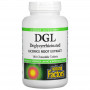Экстракт корня солодки Natural Factors, DGL, Deglycyrrhizinated Licorice Root Extract, 180 жевательных таблеток