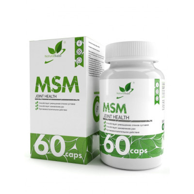 МСМ NaturalSupp MSM, 60 капсул