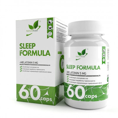 Добавка для улучшения сна NaturalSupp Sleep formula, 60 капсул