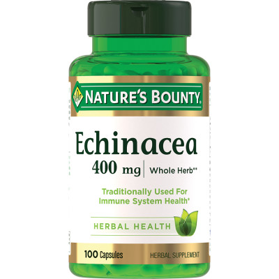 Эхинацея Nature's Bounty Echinacea, 400 мг, 100 капсул