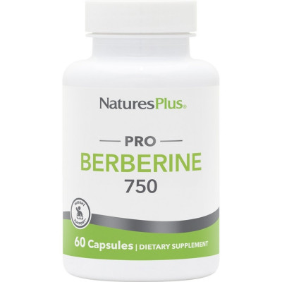 Берберин Nature's Plus Berberine, 750 мг, 60 капсул