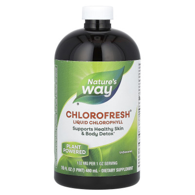 Хлорофилл жидкий Nature's Way Chlorofresh, 480 мл, Нейтральный