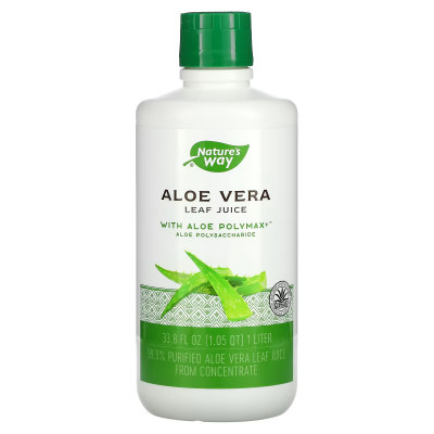 Сок из листьев алоэ вера Nature's Way Aloe Vera Leaf Juice, 1000 мл