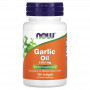 Чесночное масло Now Foods Garlic Oil, 1500 мг, 100 мягких капсул