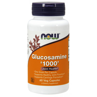 Глюкозамин Now Foods Glucosamine, 1000 мг, 60 капсул