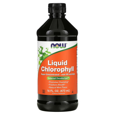 Хлорофилл жидкий Now Foods Chlorophyll Liquid, 473 мл