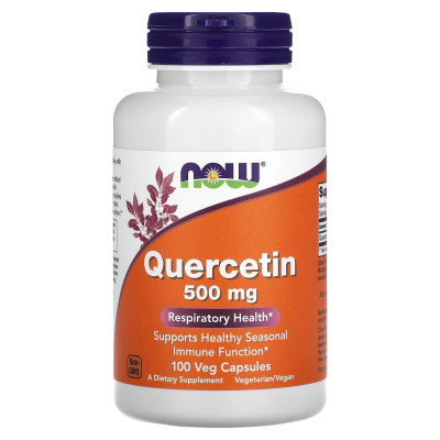 Кверцетин Now Foods Quercetin, 500 мг, 100 капсул