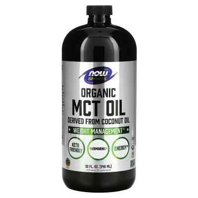 Органическое масло MCT Now Foods MCT Oil Organic, 946 мл