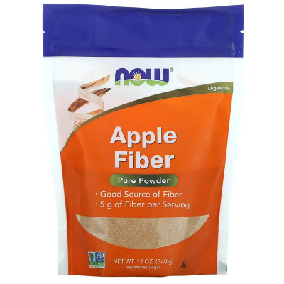 Клетчатка яблочная Now Foods Apple Fiber, 350 г