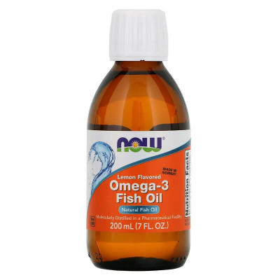 Рыбий жир Now Foods Omega-3 Fish Oil, 200 мл