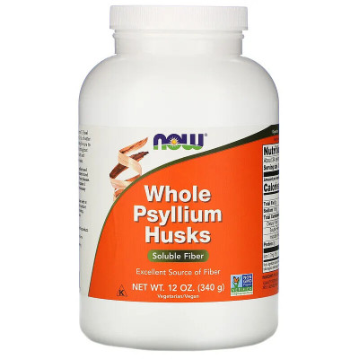 Псиллиум (шелуха семян подорожника) Now Foods Psyllium, 340 г