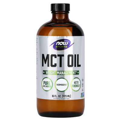 Органическое масло MCT Now Foods MCT Oil Organic, 473 мл