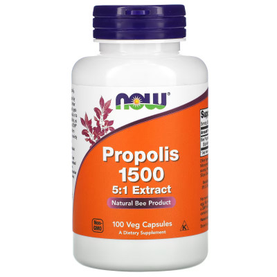 Прополис Now Foods Propolis 1500, 100 капсул