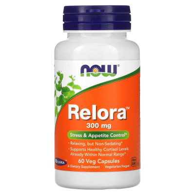 Релора Now Foods Relora, 300 мг, 60 капсул