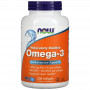 Рыбий жир Омега-3 Now Foods Omega-3, 200 капсул