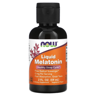 Жидкий мелатонин Now Foods Liquid Melatonin, 59 мл