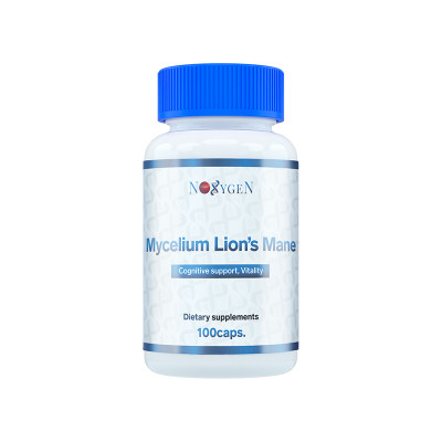 Ежовик гребенчатый Noxygen Mycelium Lion’s Mane, 590 мг, 100 капсул