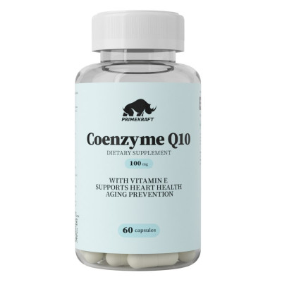 Коэнзим Q10 Prime Kraft Coenzyme Q10, 60 капсул