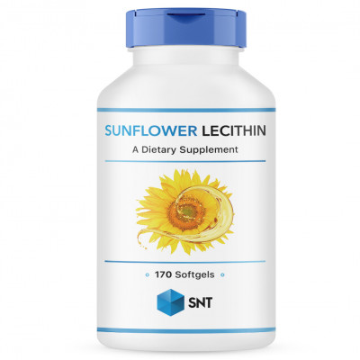 Лецитин подсолнечный SNT Lecithin Sunflower, 170 капсул