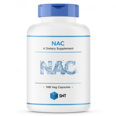 N-ацетилцистеин SNT NAC, 600 мг, 100 вегетарианских капсул