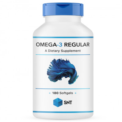 Рыбий жир Омега-3 SNT Omega-3 Regular, 180 мягких капсул