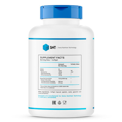 Рыбий жир Ультра Омега-3 SNT Ultra Omega-3, 1250 мг, 90 мягких капсул