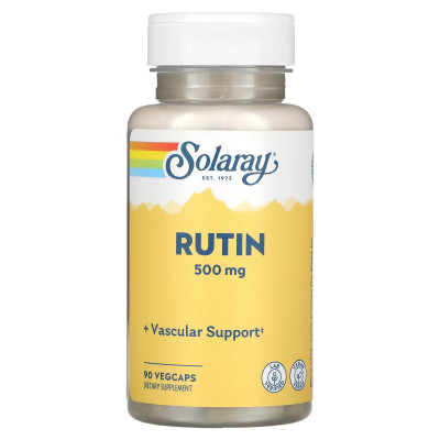 Рутин Solaray Rutin, 500 мг, 90 капсул