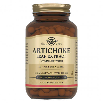 Экстракт из листьев артишока Solgar Artichoke Leaf Extract, 60 капсул