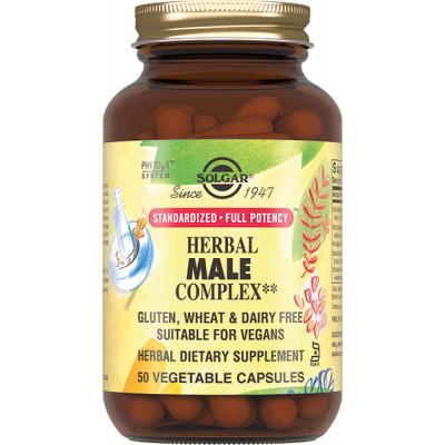 Травяной комплекс для мужчин Solgar Herbal Male, 50 капсул