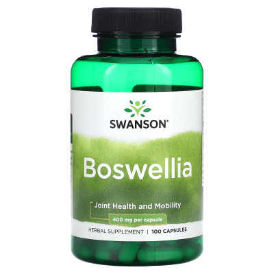 Экстракт Босвеллии Swanson Boswellia, 400 мг, 100 капсул