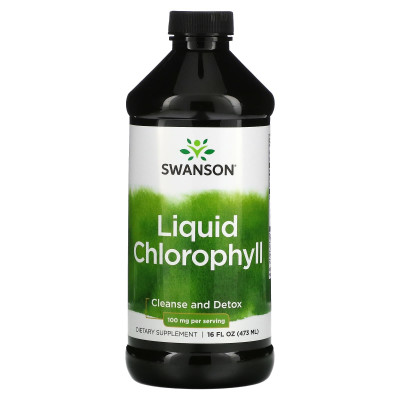 Хлорофилл жидкий Swanson Liquid Chlorophyll, 100 мг, 473 мл