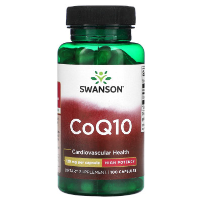 Коэнзим Q10 Swanson CoQ10, 120 мг, 100 капсул