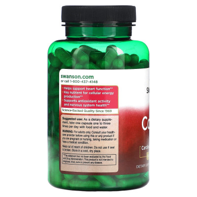 Коэнзим Q10 Swanson CoQ10, 30 мг, 240 капсул