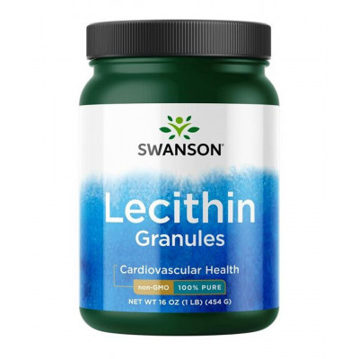 Лецитин соевый в гранулах Swanson Lecithin Granules, 454 г