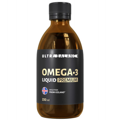 Жидкий рыбий жир Омега-3 Ultra Balance Omega-3 Liquid Premium, 250 мл