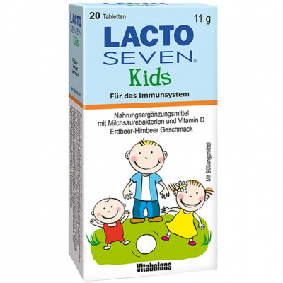 Лактобактерии для детей Vitabalans Lacto Seven Kids, 50 таблеток
