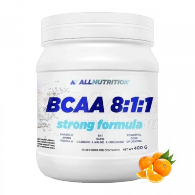 БЦАА AllNutrition BCAA 8:1:1 Strong formula, 400 г, Апельсин