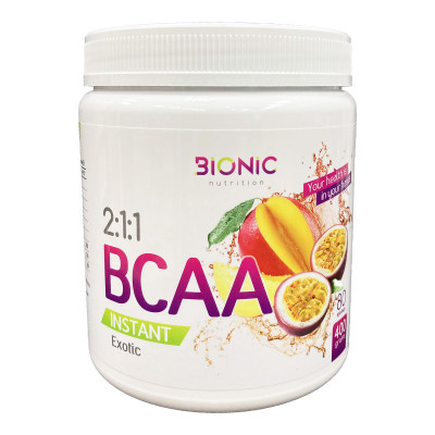 БЦАА Bionic Nutrition BCAA 2:1:1 Instant powder, 400 г, 80 порций, Экзотик