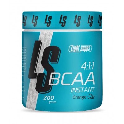 БЦАА Light Supps BCAA 4:1:1 Instant, 200 г, Апельсин