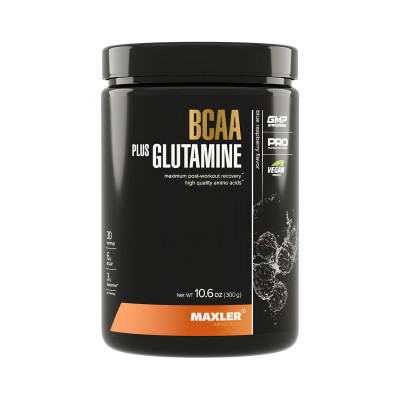 БЦАА + Глютамин Maxler BCAA + Glutamine USA, 300 г, Ежевика