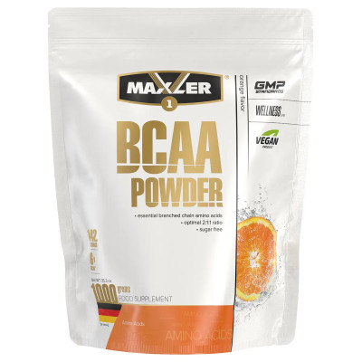 БЦАА Maxler BCAA 2:1:1 powder EU, 1000 г, Апельсин