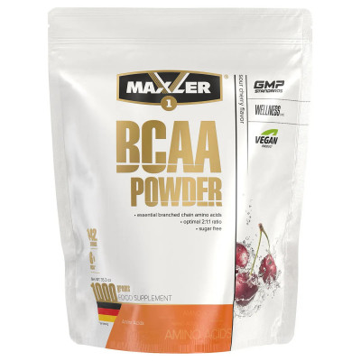 БЦАА Maxler BCAA 2:1:1 powder EU, 1000 г, Вишня