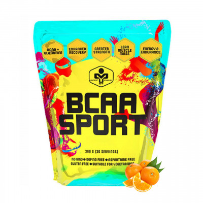 БЦАА Mex Nutrition BCAA sport, 300 г, Апельсин