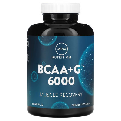 БЦАА MRM Nutrition BCAA + G 6000, 150 капсул
