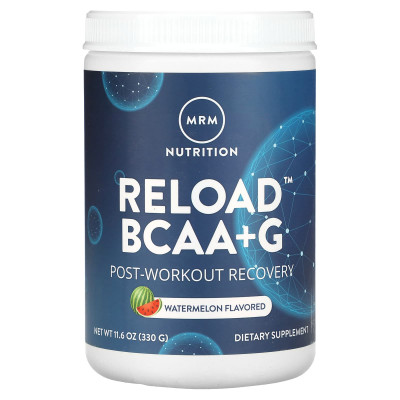 БЦАА MRM Nutrition BCAA + G Reload, 330 г, Арбуз