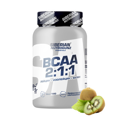 БЦАА Siberian Nutrogunz BCAA 2:1:1, 450 г, Киви