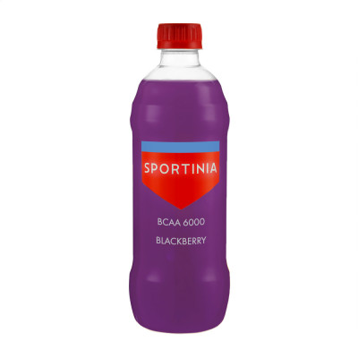 Спортивный напиток с БЦАА Sportinia BCAA 6000, 500 мл, Ежевика